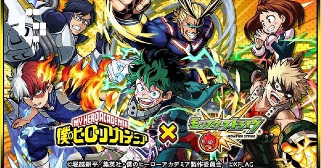 My Hero Academia crossover com MonsterStrike