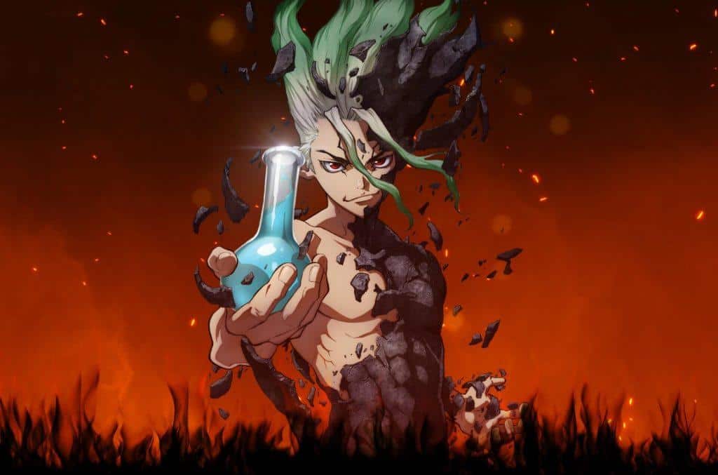 Dr Stone poster com Senku