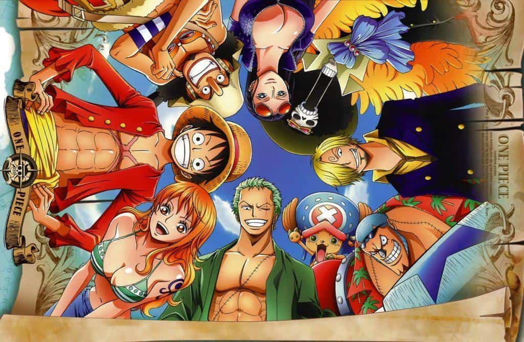 Elenco de One Piece, os Chapeus de Palha reunidos