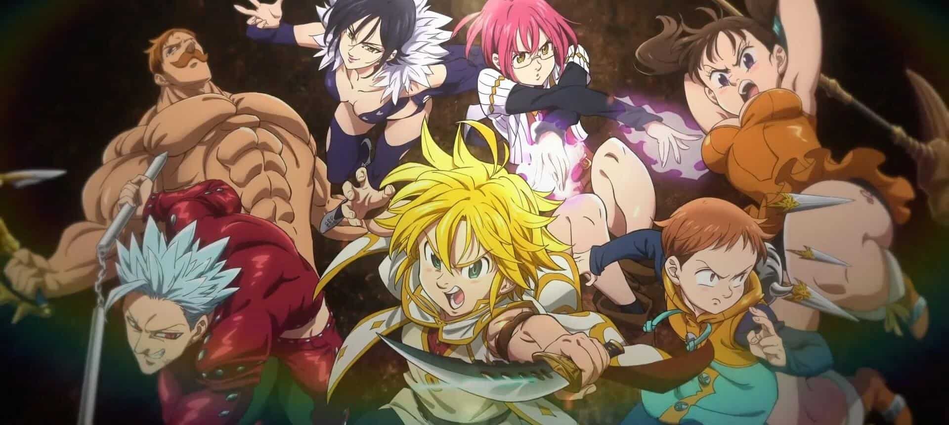 O filme de Nanatsu no Taizai já está disponível na plataforma da