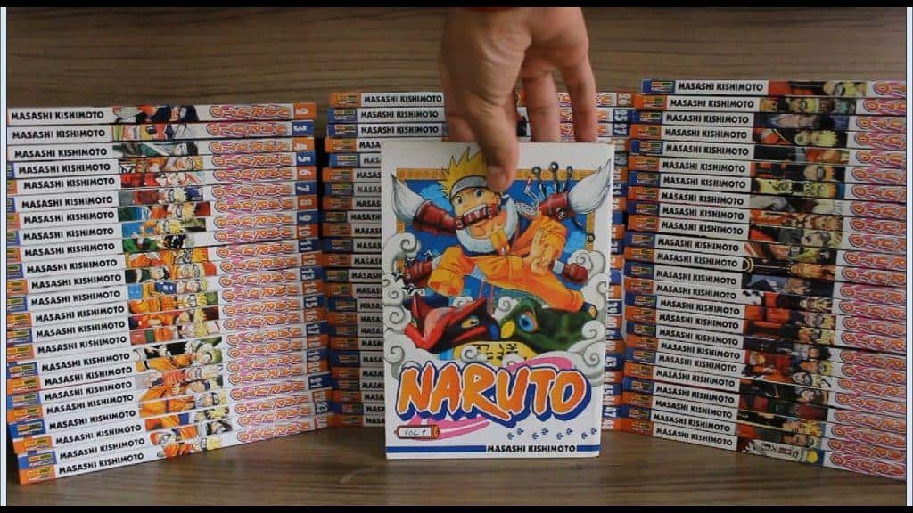 Mangá de Naruto, empilhados