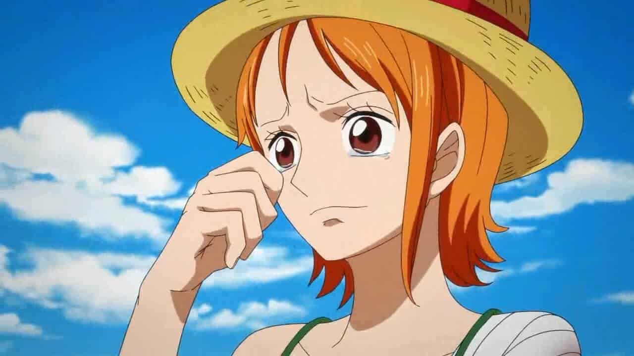 Nami chorando em One Piece capa noticia