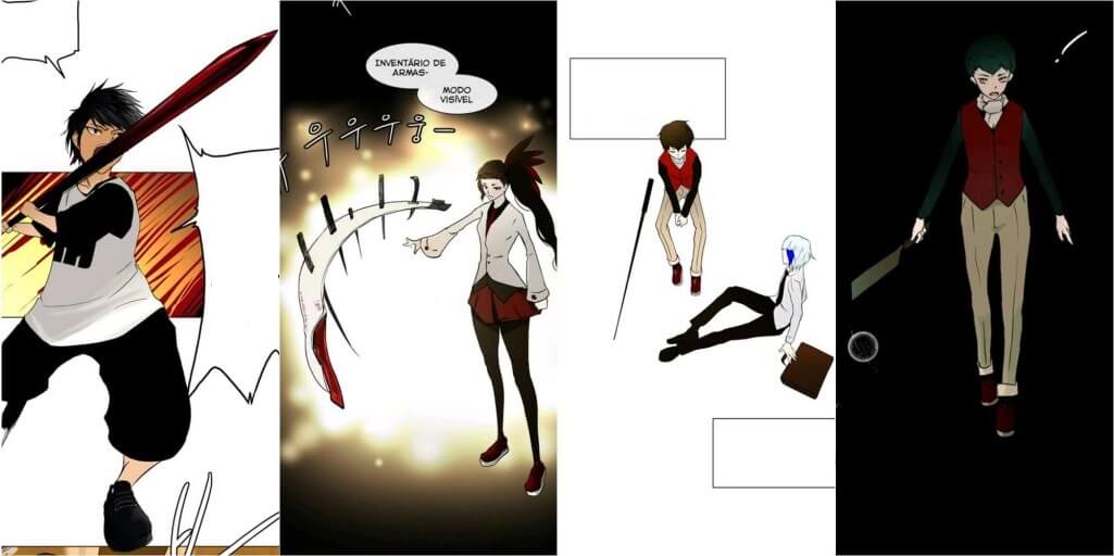 Armas em Tower of God em 4 partes