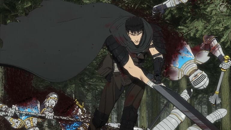 Berserk de 2016 com cg horrivel e luta de espadas