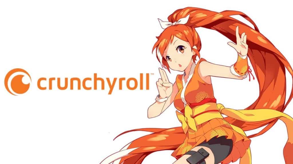 Logomarca da Crunchyroll com a mascote