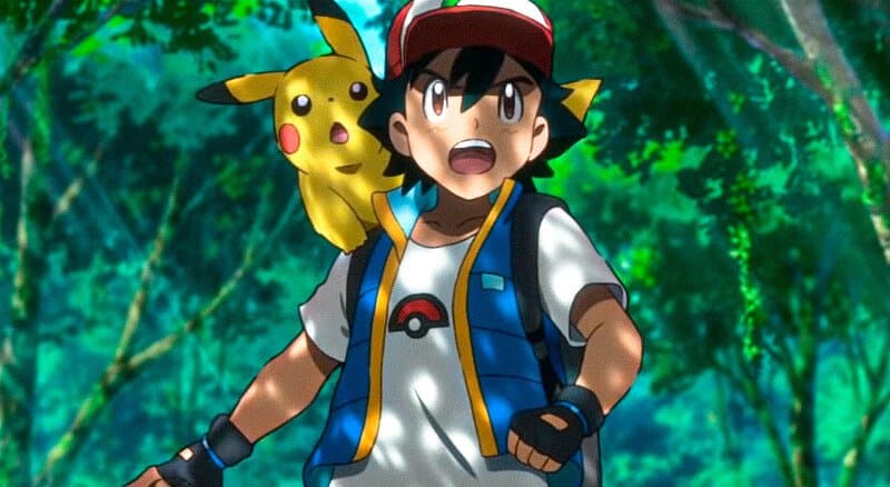 Pokémon-Gekijōban-Pocket-Monster-Koko Ash e Pikachu na Floresta