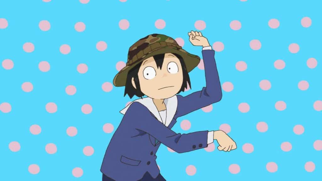 Eizouken personagem Asakusa dançando na abertura do anime capa notícia