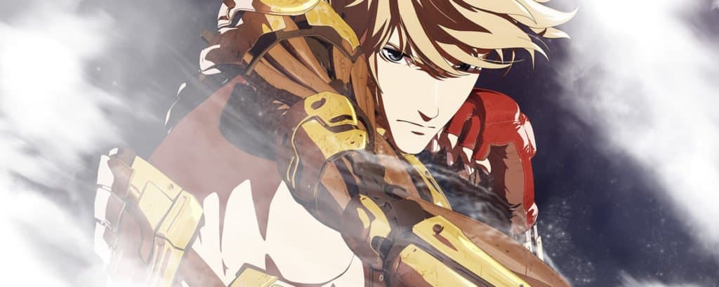 capa do anime levis de boxe onde o protagonista desvia de um jab