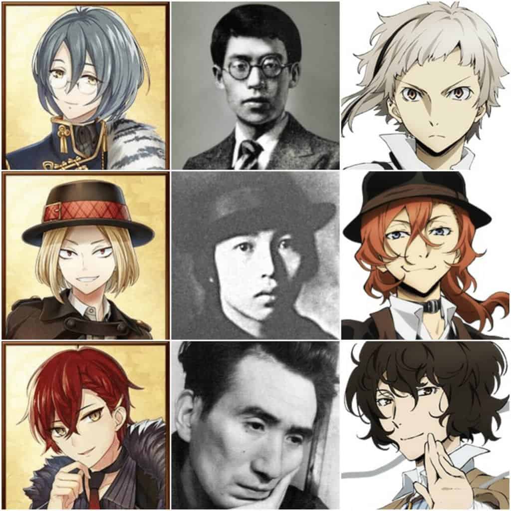 autores japoneses e os personagens adaptados nos animes