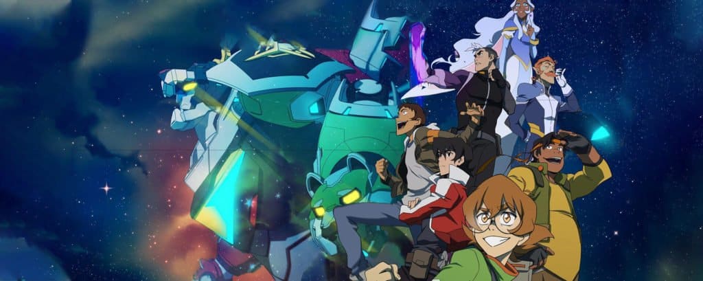 capa animação voltron pela netflix