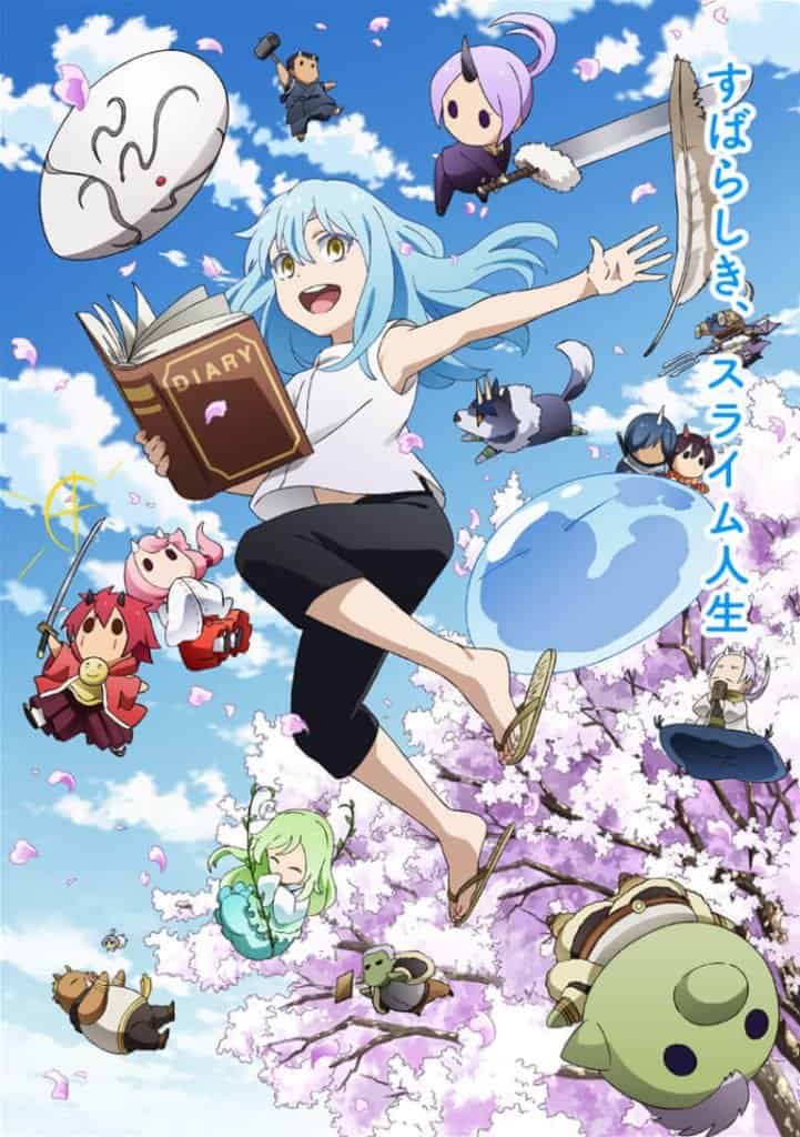 Imagem do spin off The Slime Diaries Anime Visual (1)
