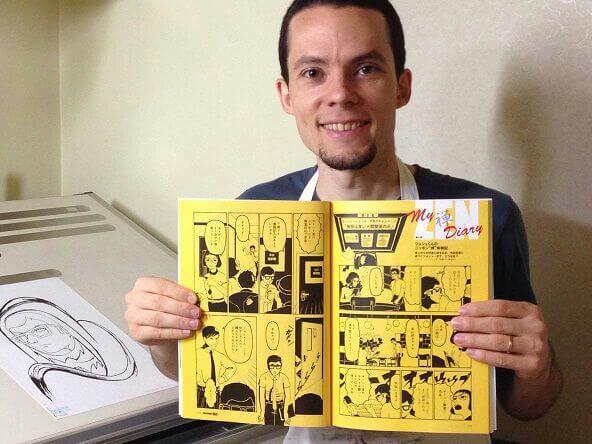 Ângelo Vasconcelos Levy autor de mangá no Japão