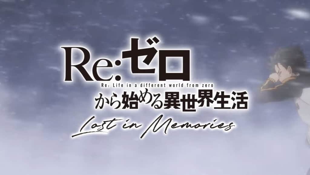 Re Zero Kara Hajimeru Isekai Seikatsu Lost in Memories capa