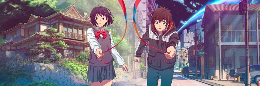 filme de romance no fundo protagonistas de kimi no na wa