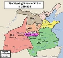 kingdom mapa estados combatentes China