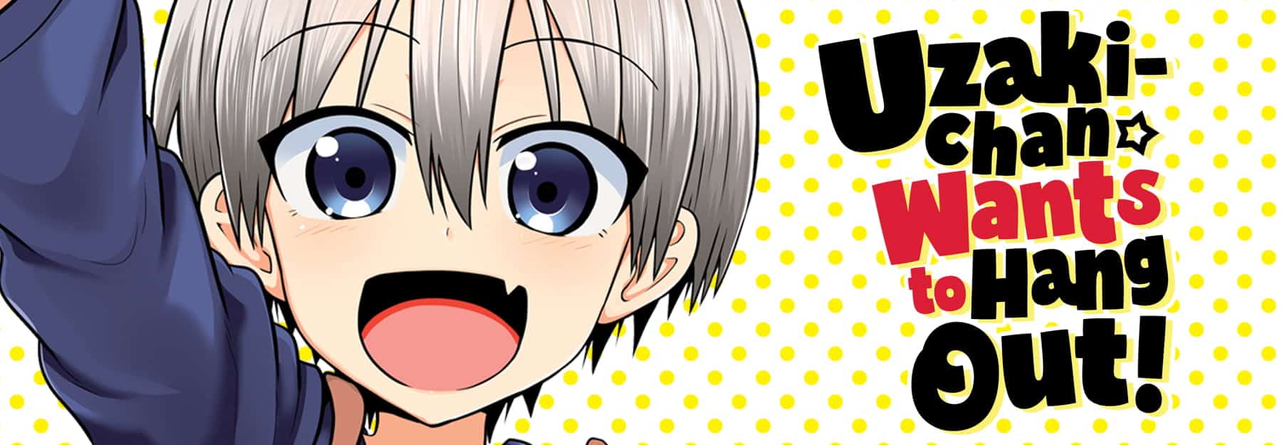 Capa do anime Uzaki-chan wa Asobitai! onde tem os personagens do anime