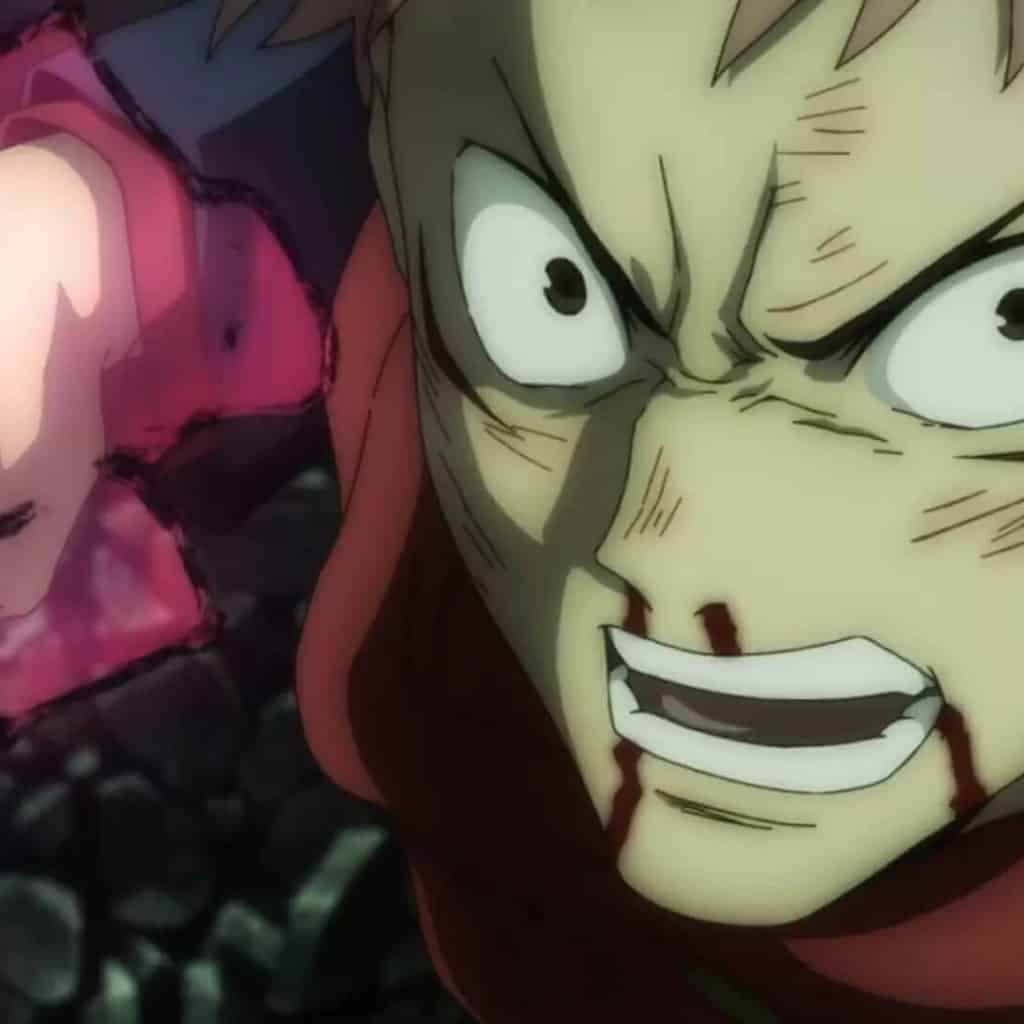 Jujutsu Kaisen - Yuuji Itadori atacando