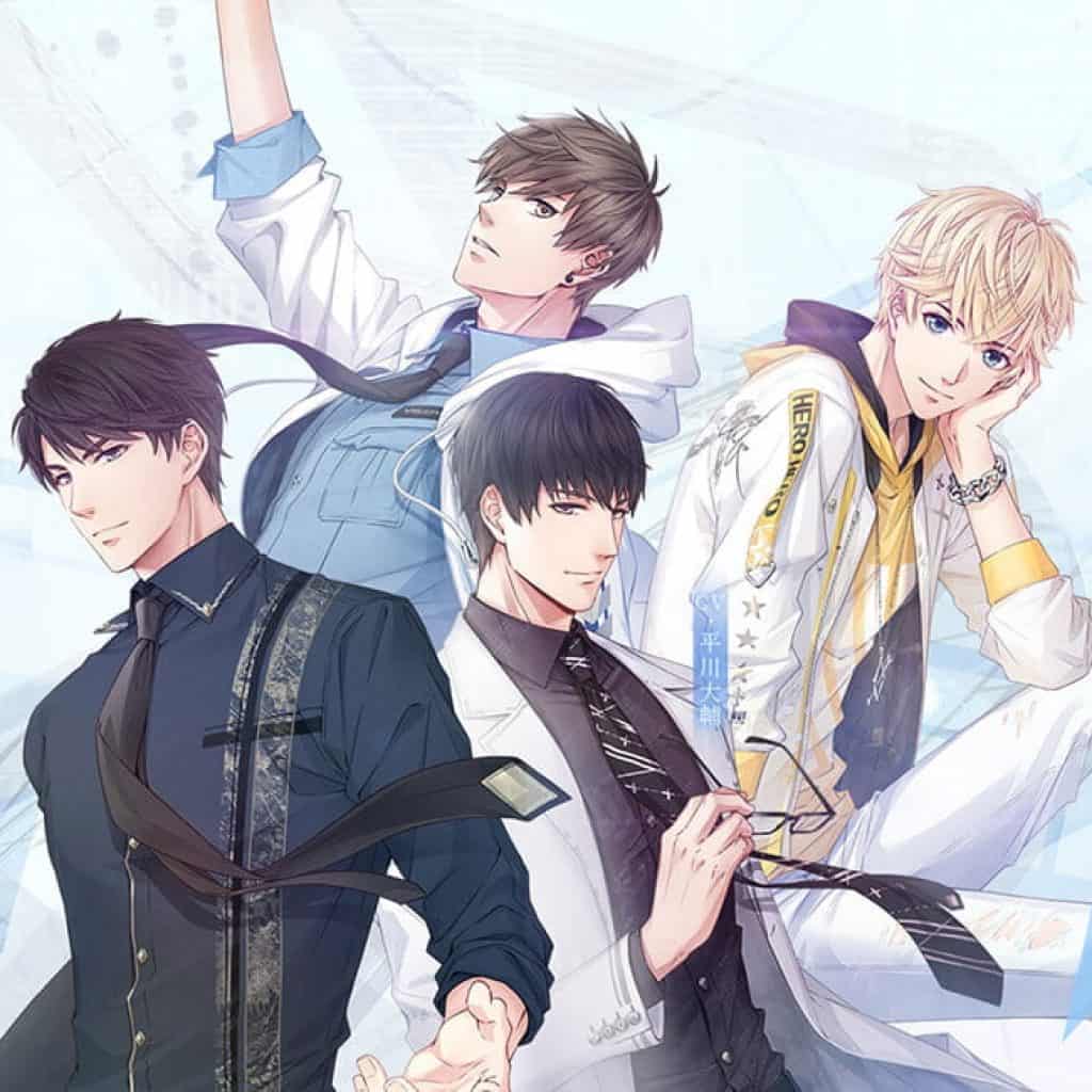 Koi to Producer capa com homens bonitos do jogo