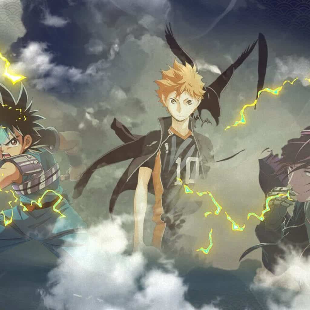animes da temporada de outubro 2020 em destaque - Haikyuu, dragon quest e akudama drive