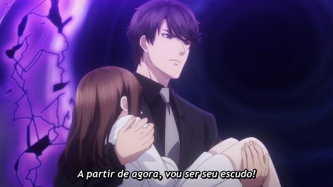 victor segurando a protagonista em koi to producer