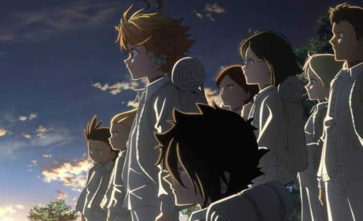 personagens do anime the promised neverland