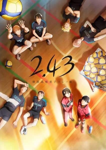 2.43 Seiin Koukou Danshi Volley-bu visual anime janeiro 2021