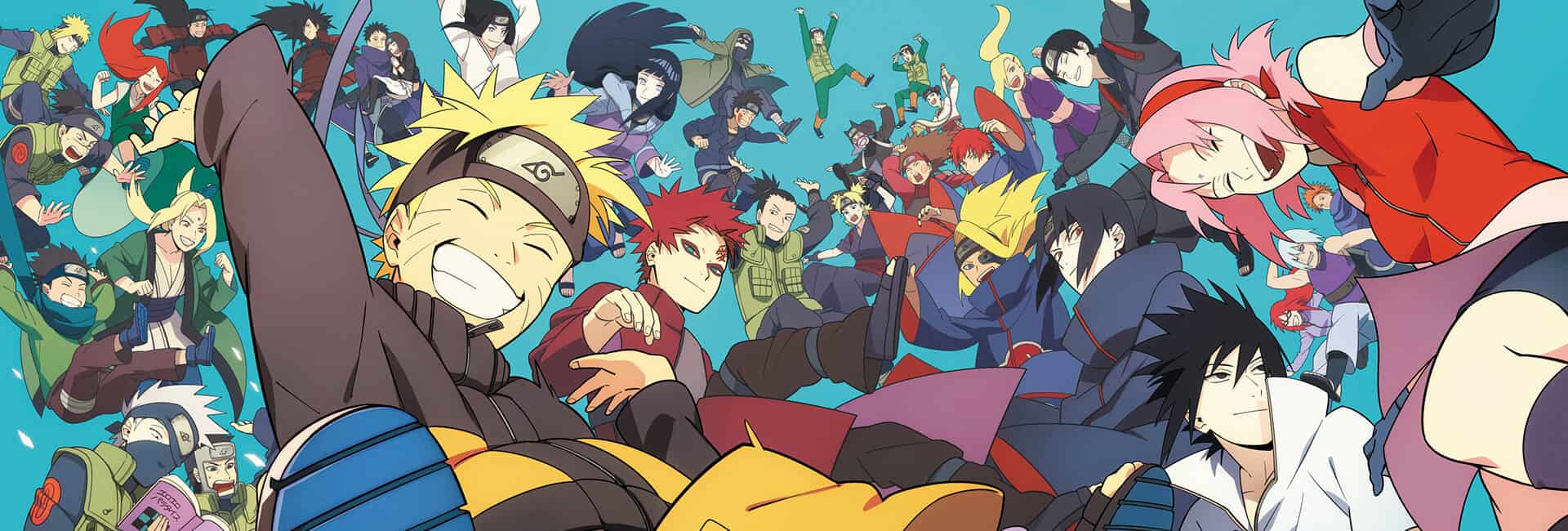 Personagens de Naruto Shippuden reunidos