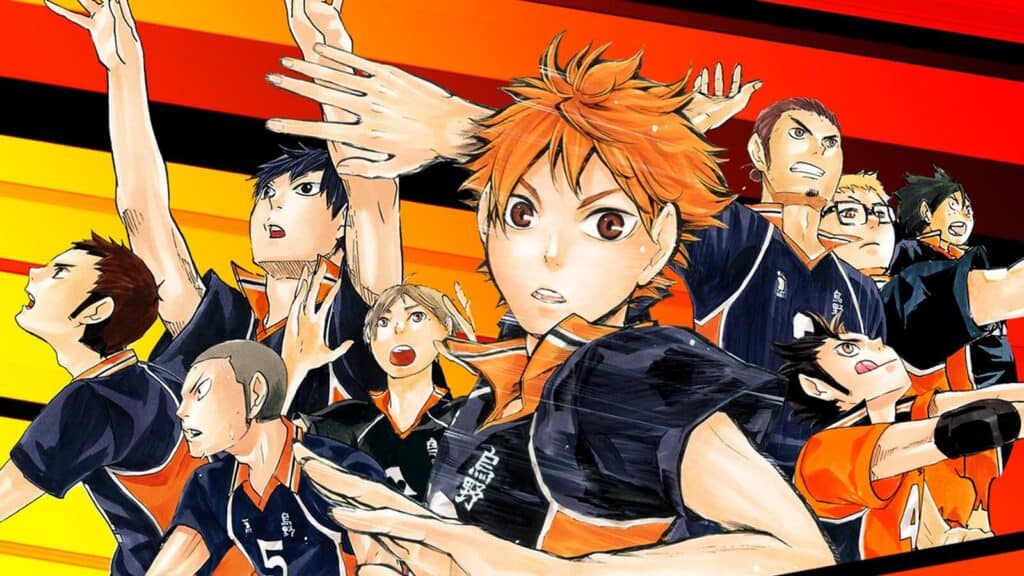 Personagens de Haikyuu reunidos