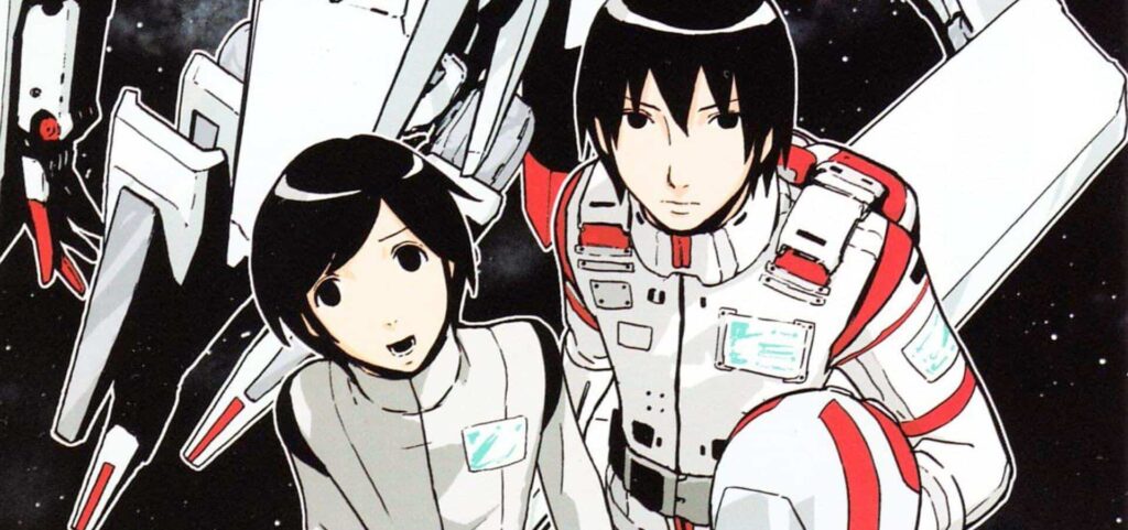 Knights of Sidonia - os protagonistas Izana e Nagate lado a lado