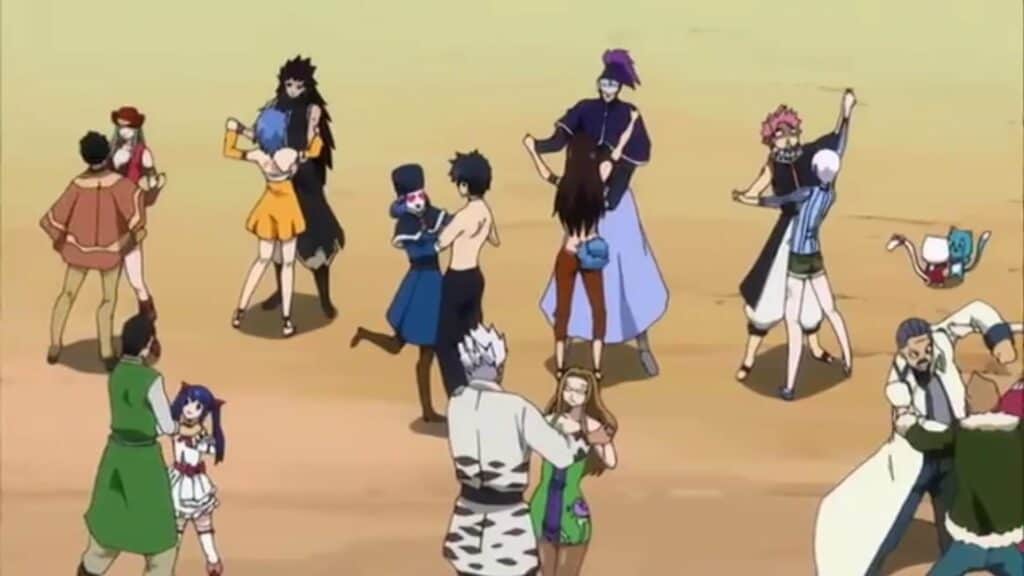 Fairy tail dançando