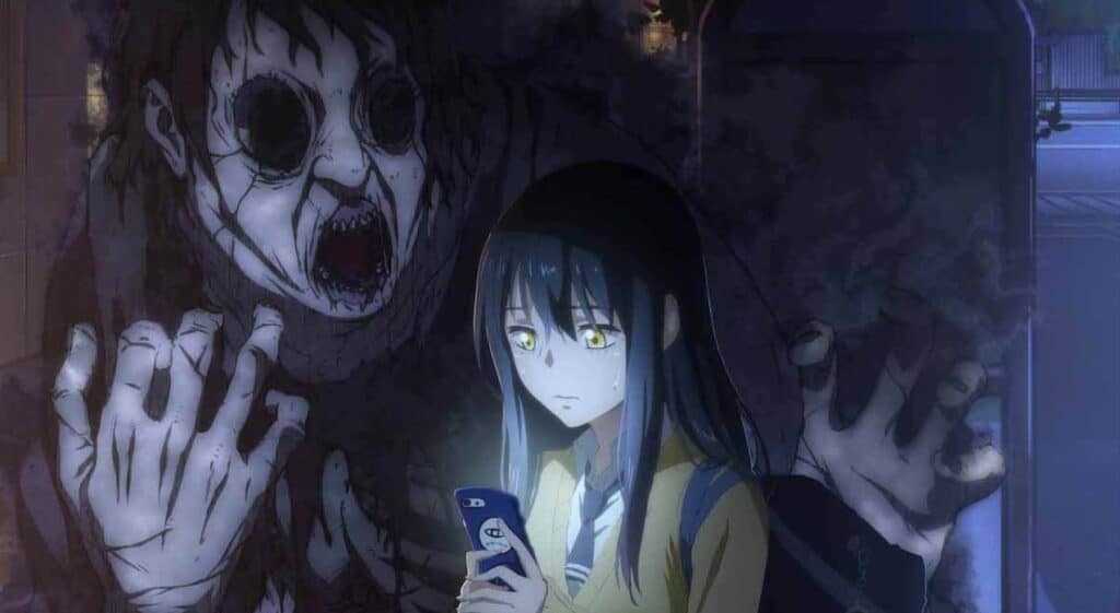 imagem promocional do anime mieruko-chan