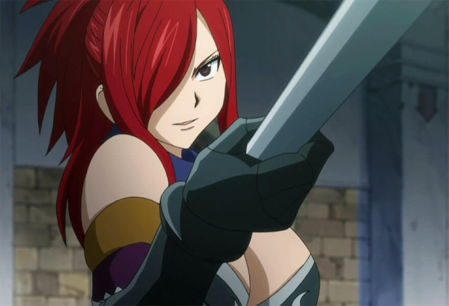 Erza Knightwalker personagem feminina de Fairy Tail