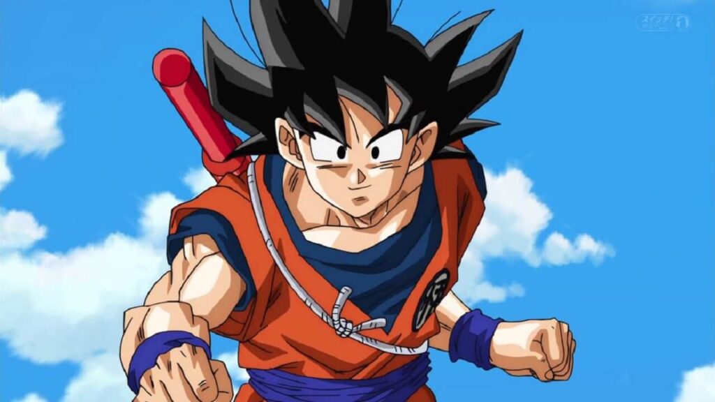 Goku nome de personagem de anime masculino do anime Dragon Ball