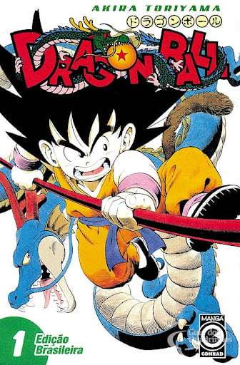 capa do primeiro volume do mangá dragon ball
