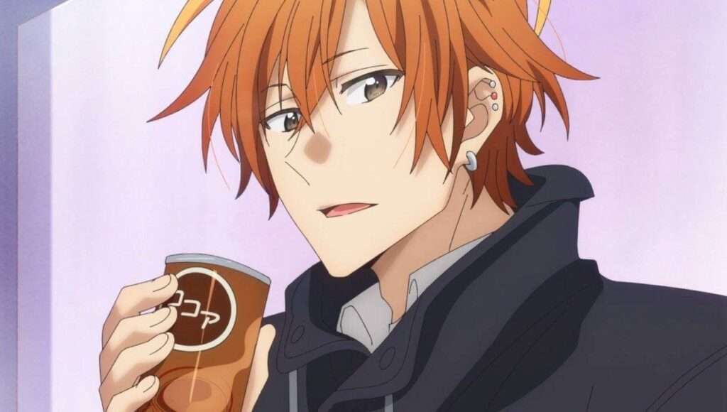Sasaki tomando café