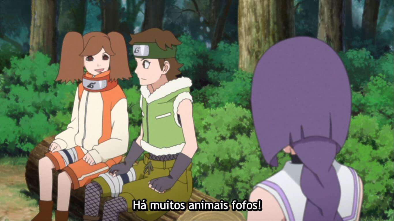 Personagens secundários de Boruto conversando