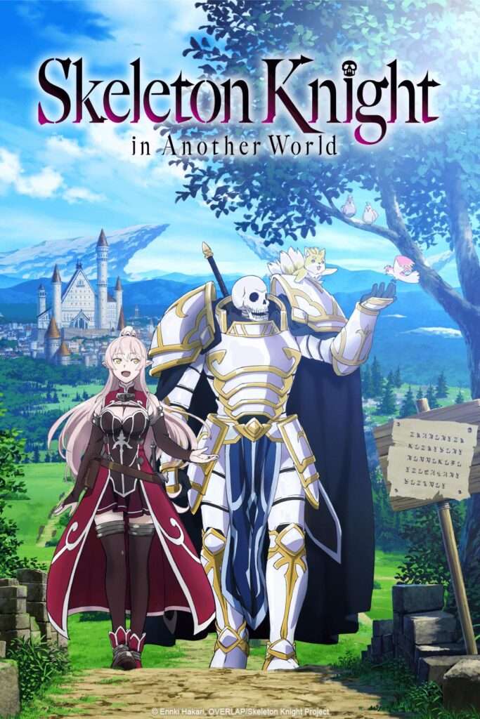 Skeleton Knight in Another World Arc e sua parceira Ariane