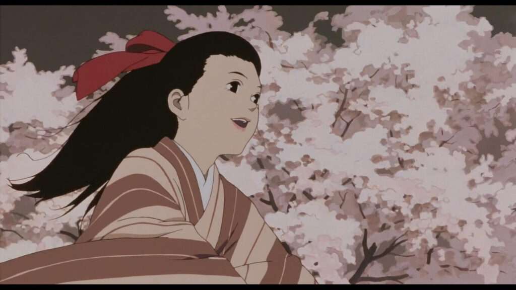 fujiwara cercada por sakuras