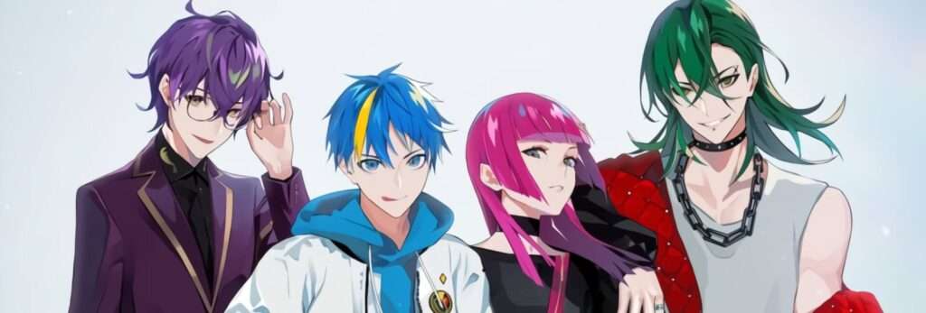 Chrom, Cobalt, Neon e Kei, em Technoroid Overmind