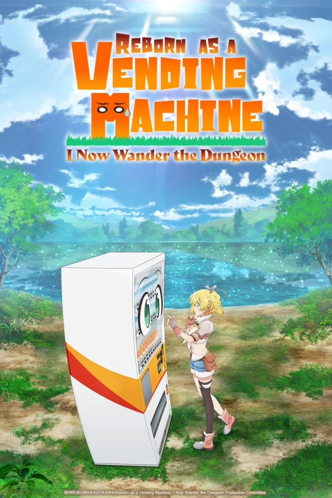 visual oficial anime da maquina de vendas crunchyroll